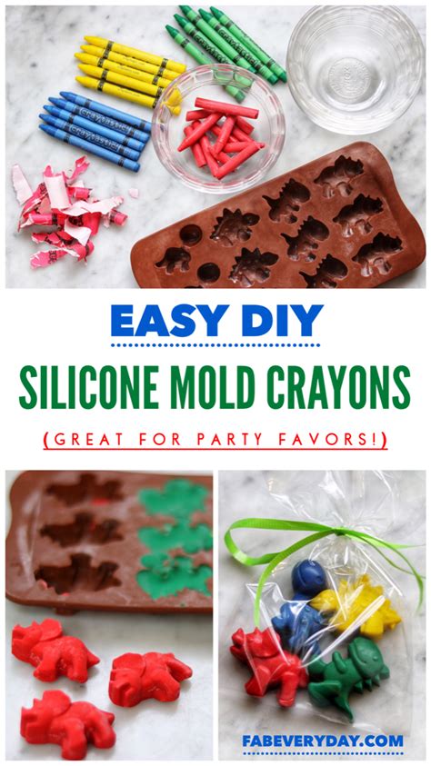 Easy Diy Party Favors Fun Shape Crayons From Silicone Molds Artofit