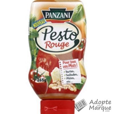 Panzani Sauce Pesto Rouge Le Flacon De G Adopteunemarque