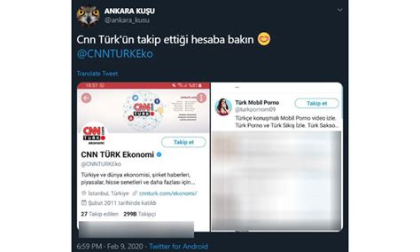 Bir erotik hesap skandalı da CNN Türkten