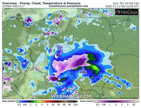 Pogoda Na Lutego Deszcz I Nieg W Polsce Miejscami Silny