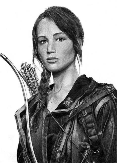 Cute Hunger Games Drawings Katniss Everdeen Fan Art Hunger Games Drawings Hunger Games Fan