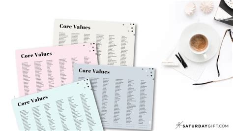 Core Values Examples Of 150 Personal Values Core Values List Pdf 2024