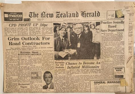 OLD NEWSPAPER The New Zealand Herald 15th June 1977