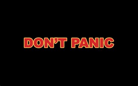 Dont Panic Wallpaper 16 1680x1050