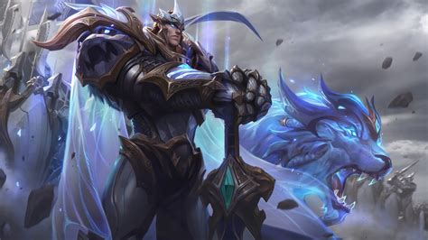 395159 Warring Kingdoms Garen Skin Splash Art Lol Wild Rift 4k