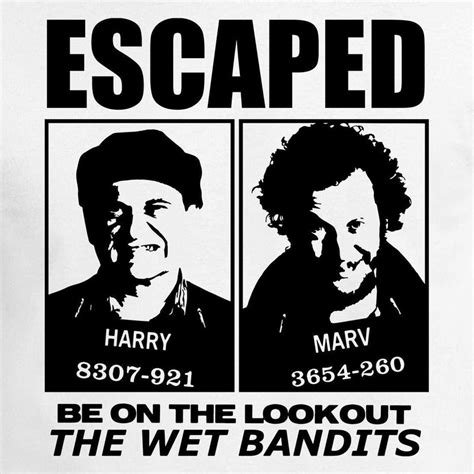 Wanted Poster Wet Bandits Etsy