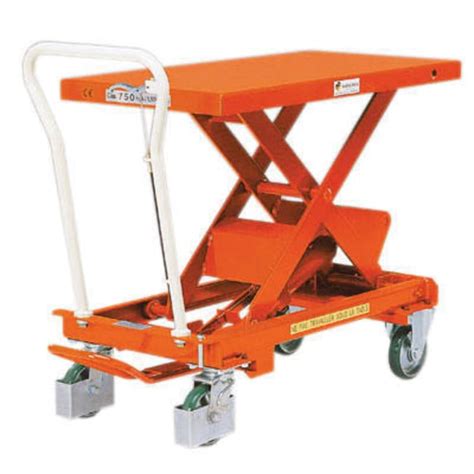 Manutan Lift Table Mobile Single Scissor Bishamon Kg Capacity