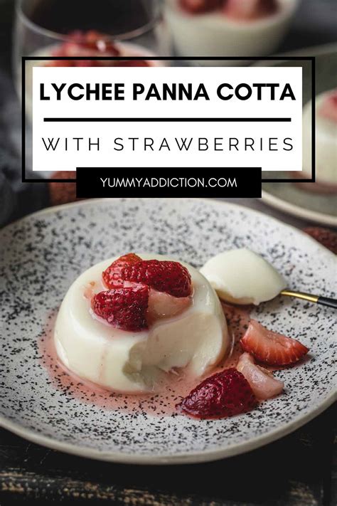 Lychee Panna Cotta - Perfect Tropical Dessert