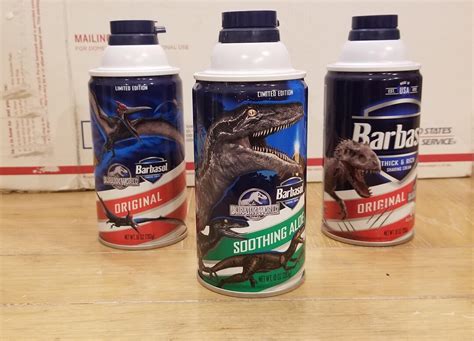 Limited Edition Barbasol Shave Cream Can Converted Into A Diversion Safe Aka Stash Can Jurassic