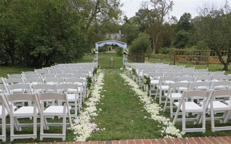 Garden Wedding Ceremony Setup