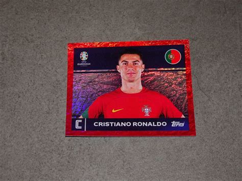 Topps Sticker POR 2 Ronaldo Rot Euro EM 2024 Kaufen Auf Ricardo