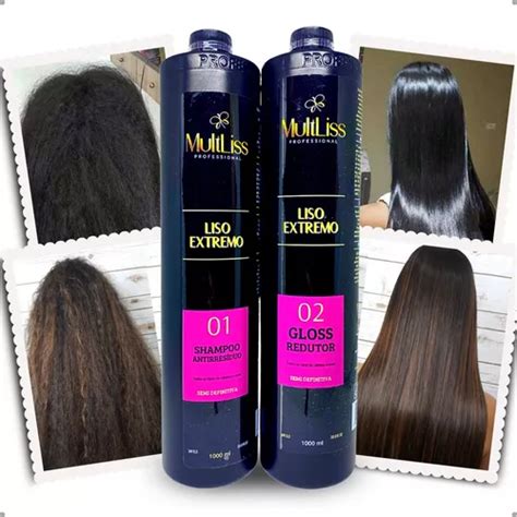 Kit Definitiva Alisa Cabelo Afro 100 Liso Longa Duração MercadoLivre