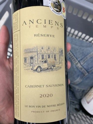 Anciens Temps R Serve Cabernet Sauvignon Vivino Australia