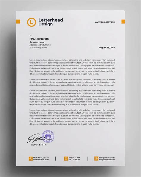 Letterhead Design Template Ai Eps Artofit