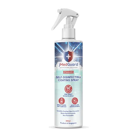 Antimicrobial Coating Spray (300 mls) jMedGuard Standard 90 Days Self ...