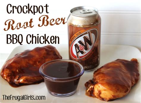 Crockpot Root Beer Barbecue Chicken Recipe 3 Ingredients