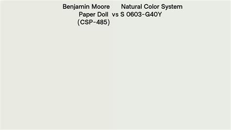 Benjamin Moore Paper Doll CSP 485 Vs Natural Color System S 0603 G40Y