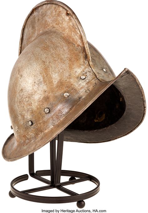 Spanish Morion Helmet with Stand.. ... Militaria Armor | Lot #40014 ...