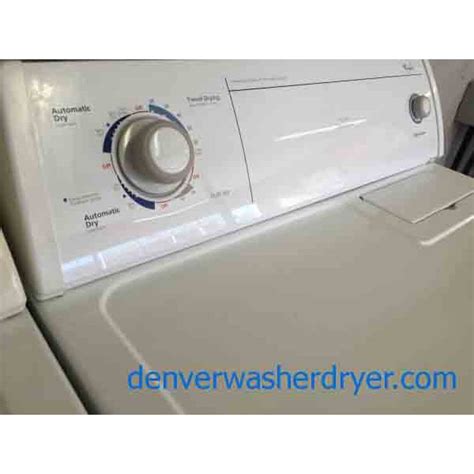 Commercial Quality Whirlpool Washer Dryer Set 1879 Denver Washer Dryer