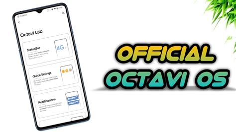 Official Octavi Os V Android Redmi Note T Unique Ui With