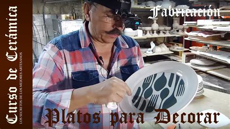 Curso De Cer Mica Fabricar Platos Para Decorar Con Fotocer Mica Youtube