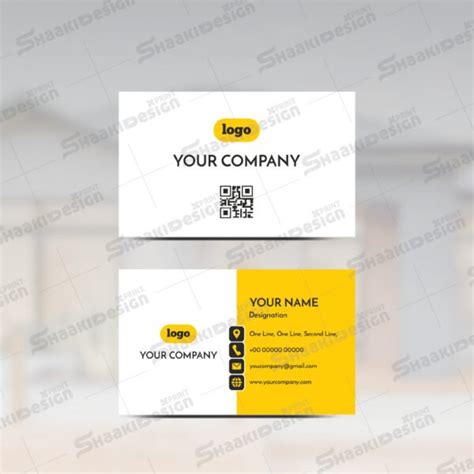 Business Card Double Sided Shaaki Design Print