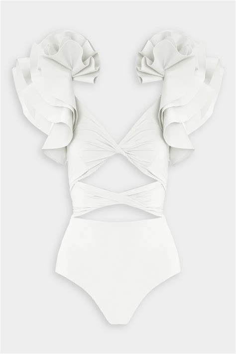 Coral One Piece Swimsuit In Off White Shop In 2024 One Piece Swimsuit Swimsuits