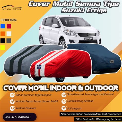 Jual Sarung Mobil Suzuki Ertiga Momo Body Cover Waterproof Selimut