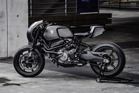The New Black A Ducati Monster 821 By Rough Crafts Bike Exif