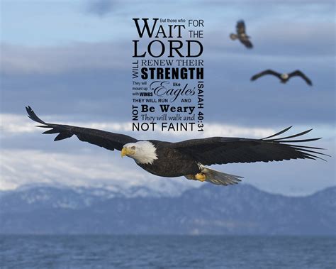 Bible Verse Mount Up With Wings As Eagles