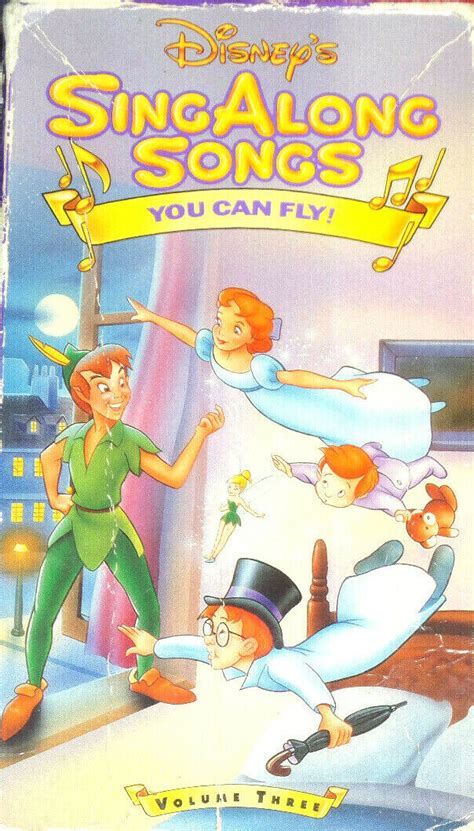 Disneys Sing Along Songs Peter Pan You Can Fly Vhs 1994 Spanish Hot