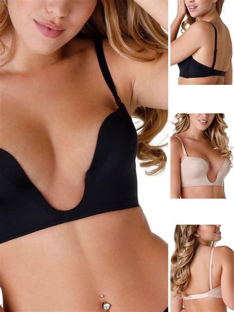 Wonderbra Ultimate Deep Plunge Low Cut Bra Lingerie Outlet Store