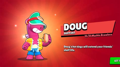 Doug Is Here Unlocking Doug Brawl Stars Youtube