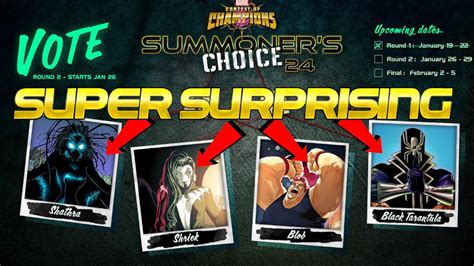 Is Blob Actually Safe The Final 4 In Summoner Choice 2024 Marvel Contest Of Champions Youtube