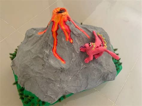 How to make a papier mache volcano or mountain | Teaching Resources