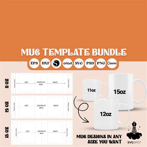 Mug Template 11oz Mug Template 12oz Mug Template 15oz Mug Template