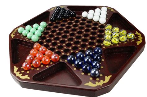 Wooden Classic Chinese Checkers Wooden Board Game