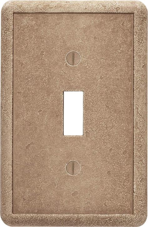 Questech Decor Single Toggle Light Switch Cover 1 Gang Electrical Wall Plate Single Switch