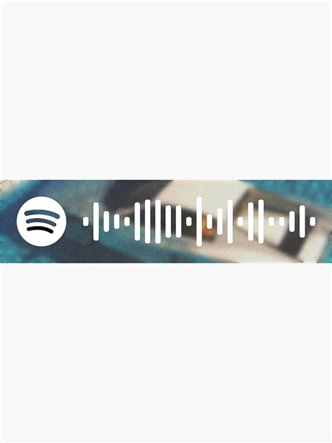 White Ferrari Frank Ocean Spotify Scan Code Sticker For Sale By