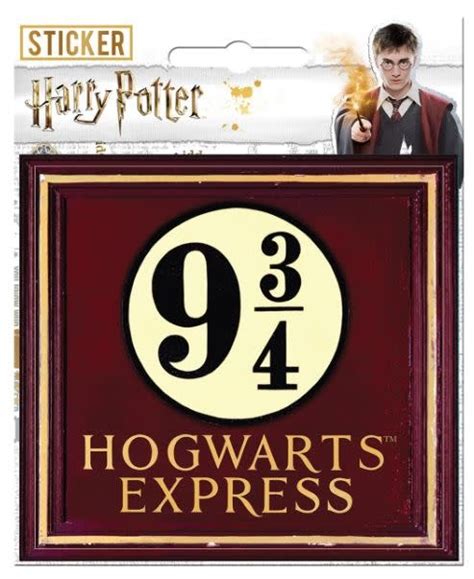 Autocollant Harry Potter Poudlard Express Plateforme Chez