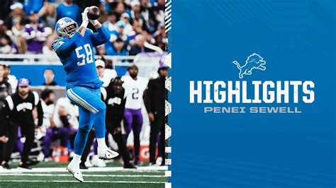 Penei Sewell Season Highlights – MotownLions.com