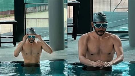 Mahesh Babu Goes Shirtless As He Enjoys In The Pool See Pics