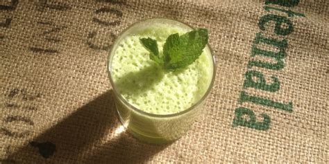 Recipe Pineapple Mint Cucumber Smoothie