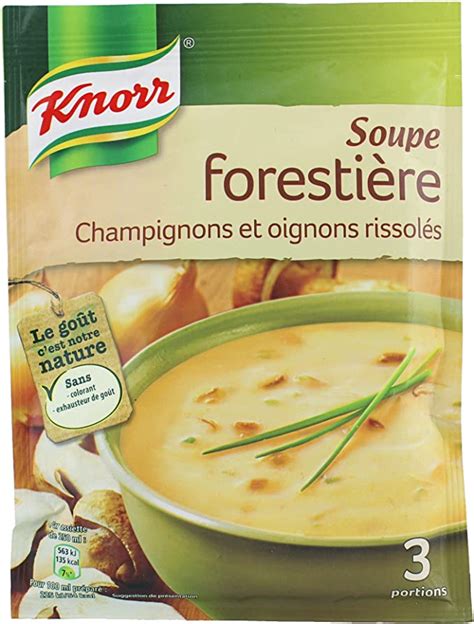 Knorr Soupe forestière champignons oignons rissolés Le sachet de