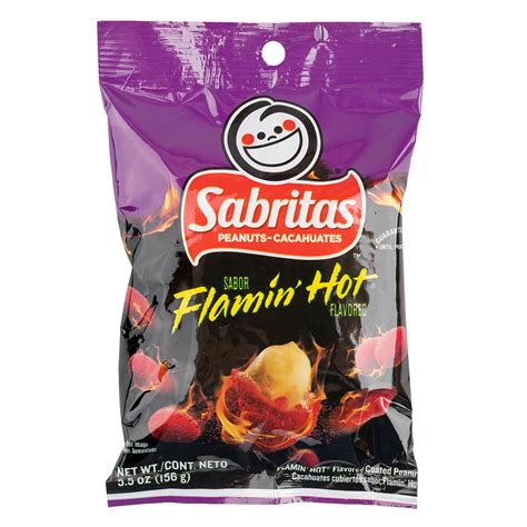 Sabritas Peanuts Flamin Hot Flavor 온스 Weee