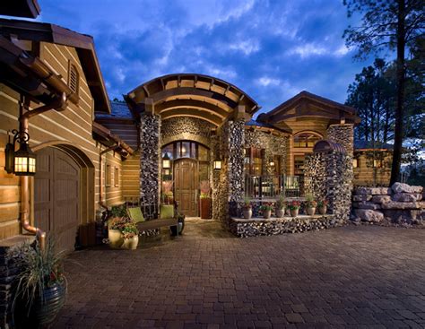 Arizona Mountain Home - Traditional - Exterior - Phoenix - by Urban ...