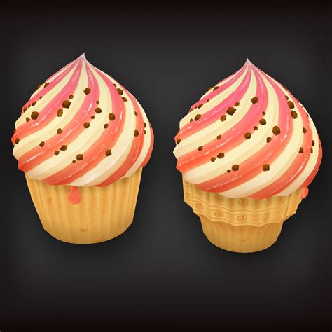 Cupcake Set 1 3d Model 17 Unknown Obj Free3d