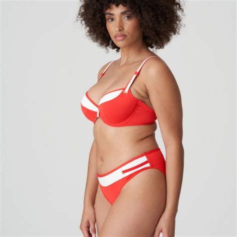 Bikini slip brésilien rouge Prima Donna Maillot Lemon Curve