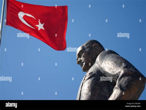 Turkish Flag With Ataturk Hi Res Stock Photography And Images Alamy