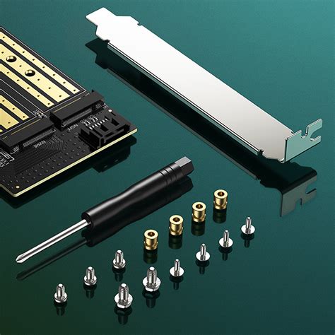 Ugreen Karta Rozszerzeń Adapter Pcie 30 X4 Do M2 Nvme M Key B Key Czarna Pancernikeu